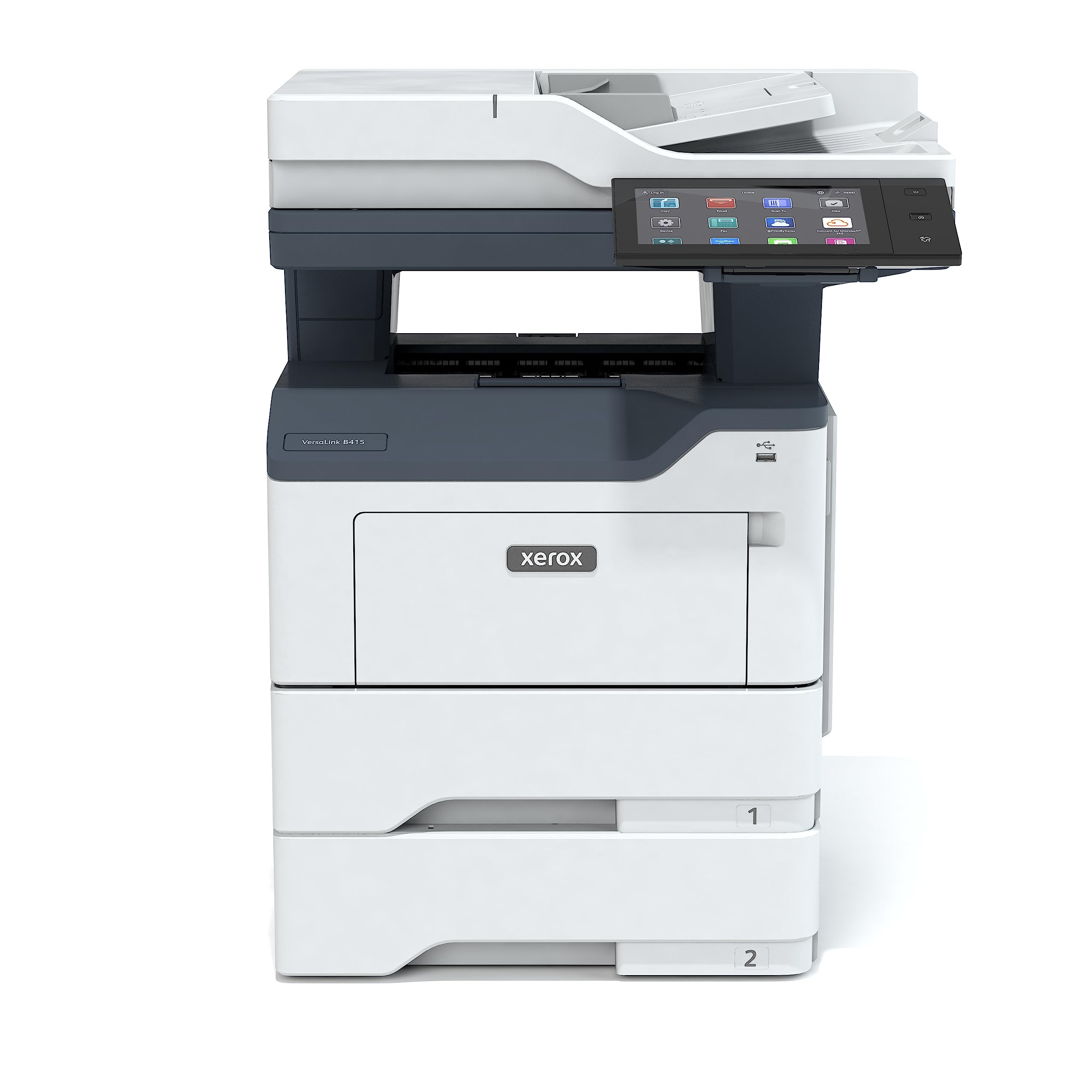 Xerox B415DN All in One, Laser, B&W, Wireless, DADF, Letter, Print, Scan, Copy, Fax, Energy Star Certified, Up to 50PPM